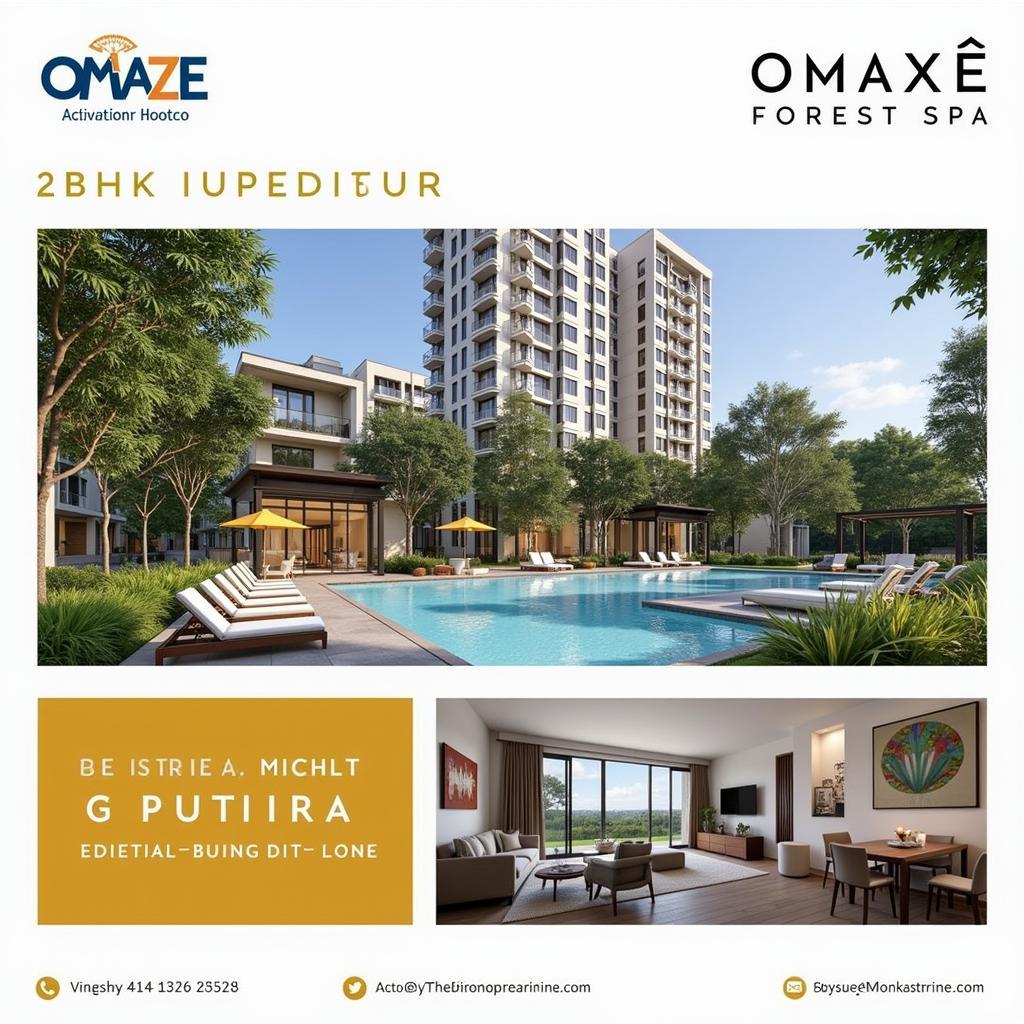 Omaxe Forest Spa 2BHK Apartment with a View