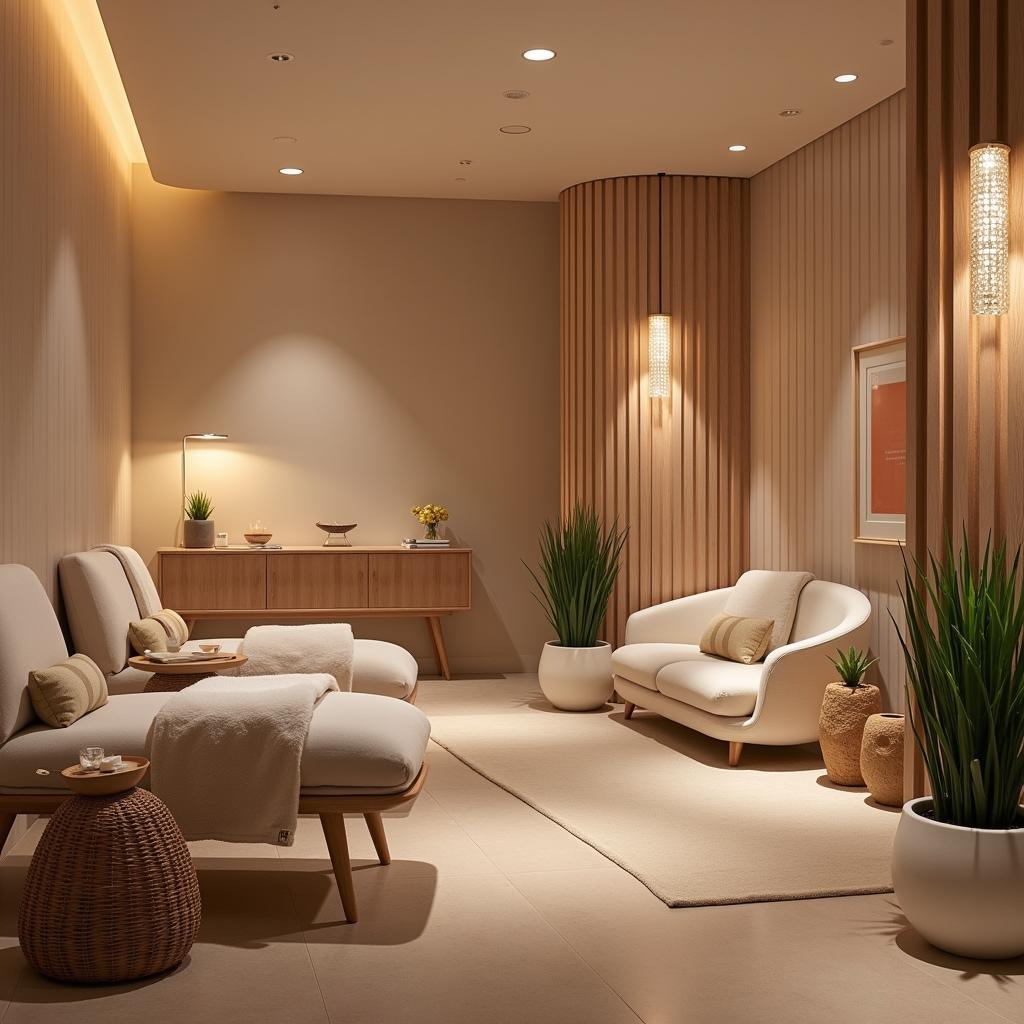 Relaxation Area in a Pearl Spa