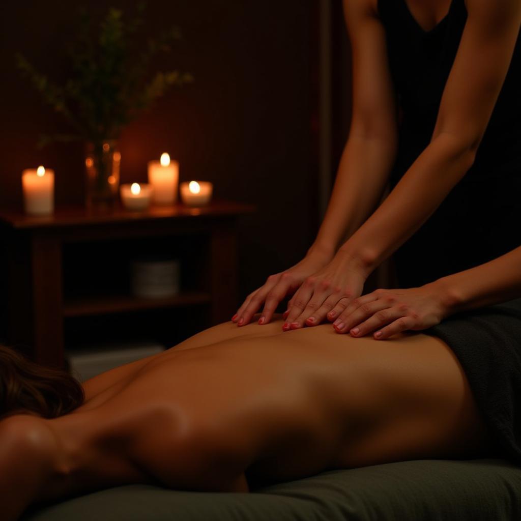 Massage Therapy at a Pittsford Spa