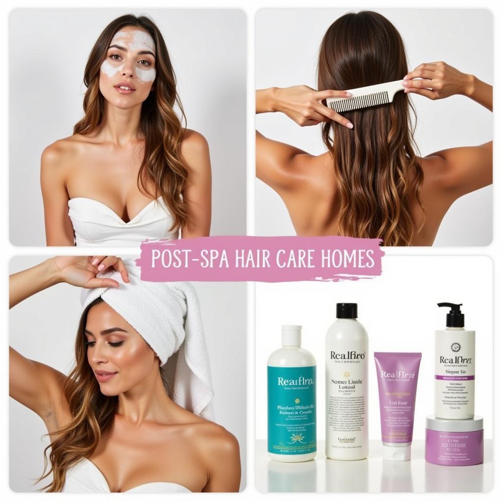 Post-Spa Hair Care Routine at Home