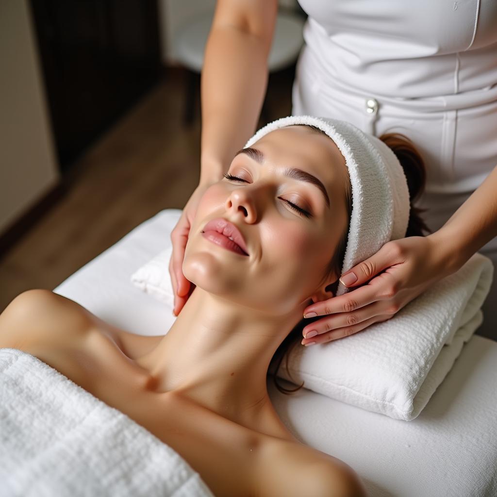 Revitalizing Facial Treatment at a Cibubur Spa