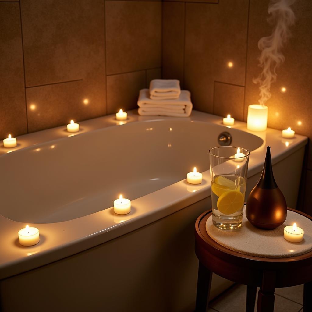 Relaxing Spa Environment at Home