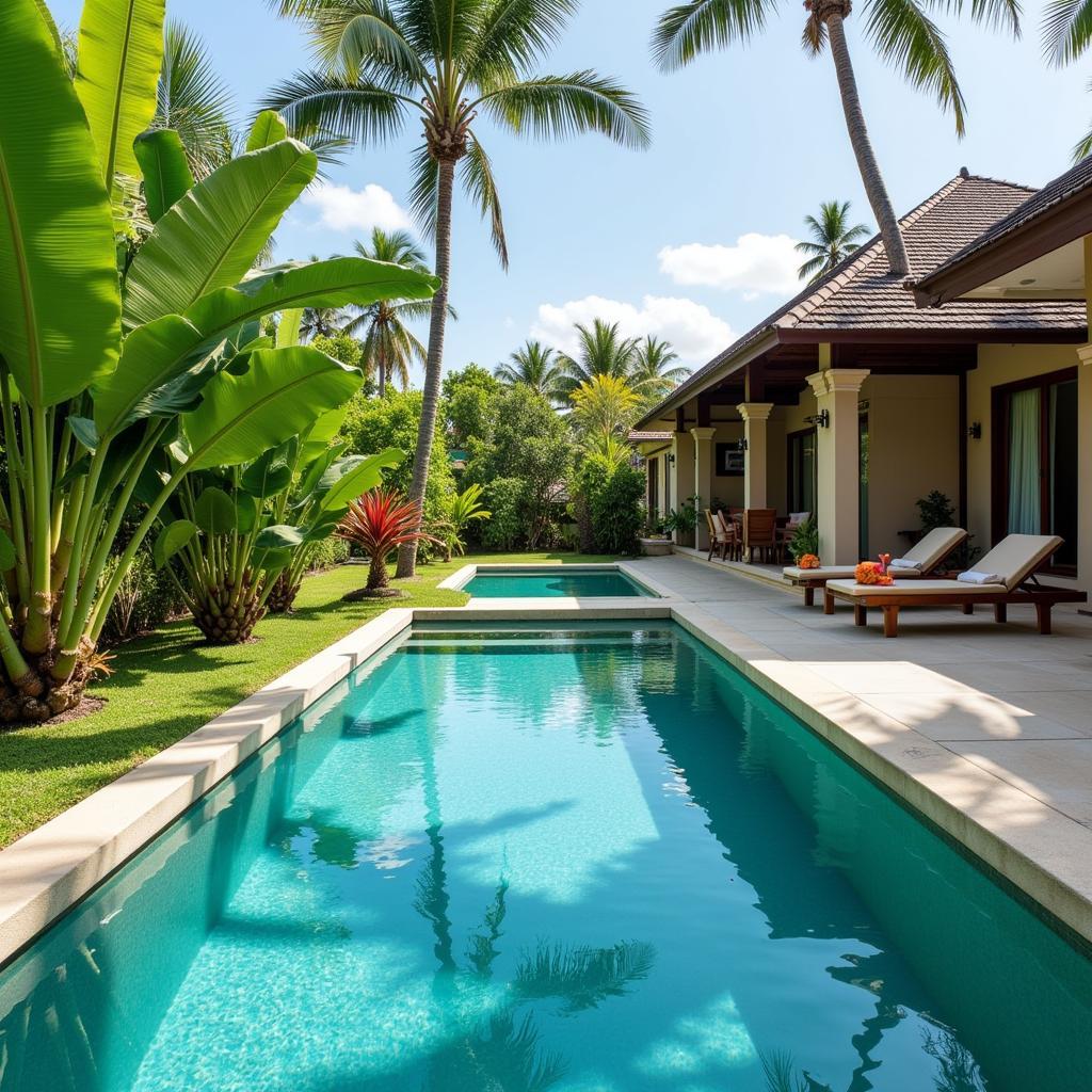 Luxurious Private Pool at The Sakaye Villa