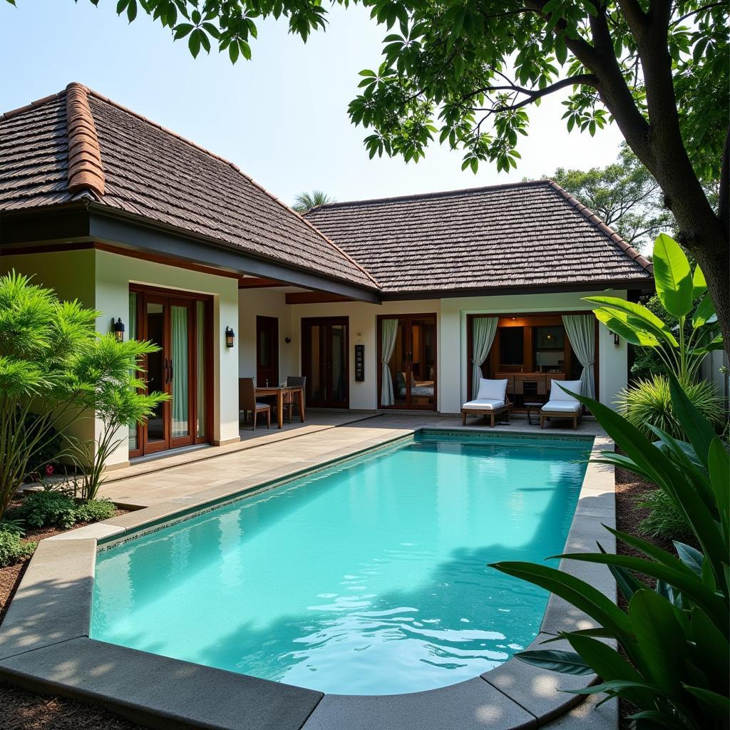 Private pool at a Siripanna villa