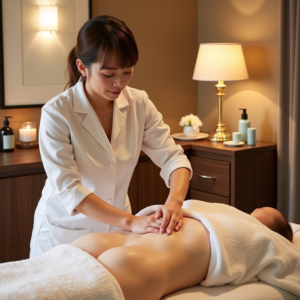 A Sirti Energia Spa Treatment Session