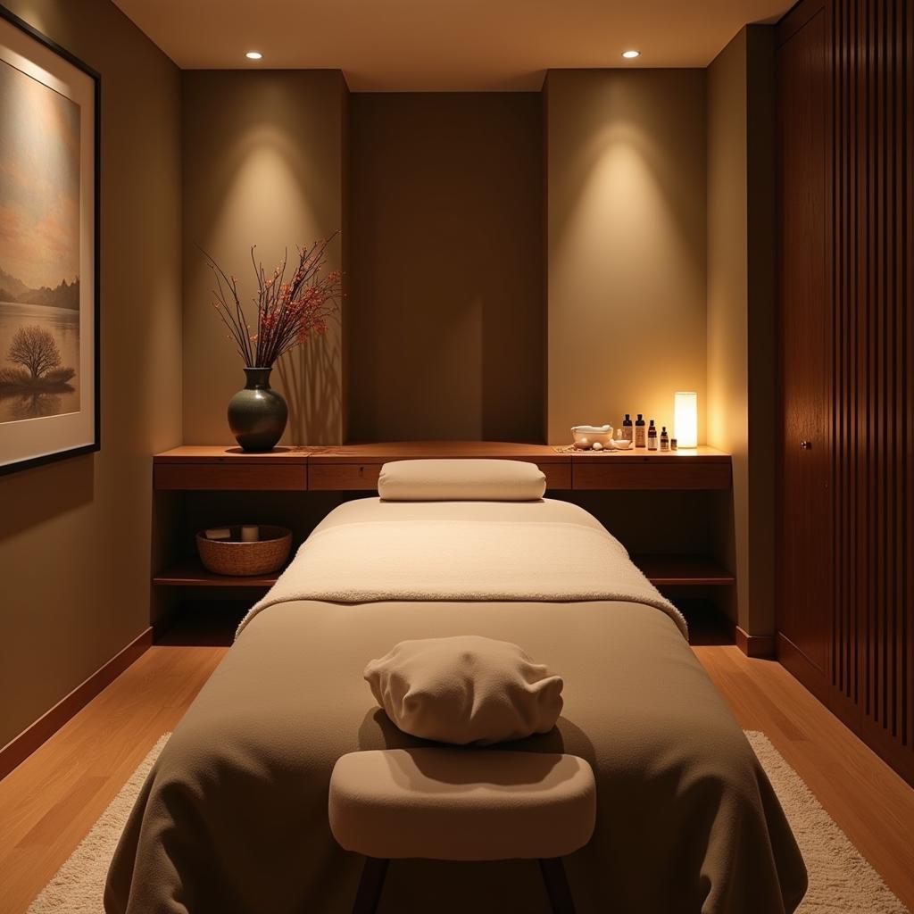 Relaxing Skyn Spa Treatment Room