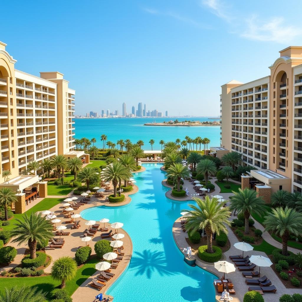 Exterior View of Sofitel Dubai The Palm Resort & Spa