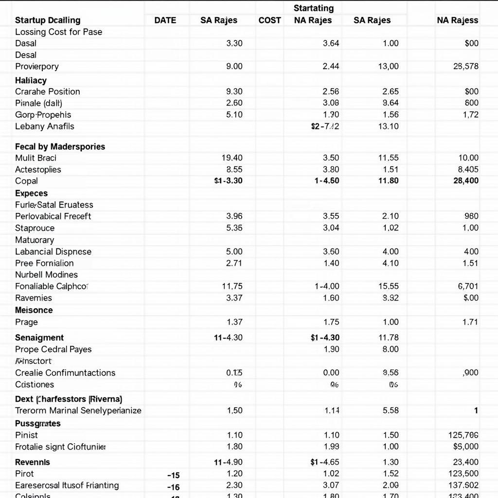 Spa Financial Planning and Projection