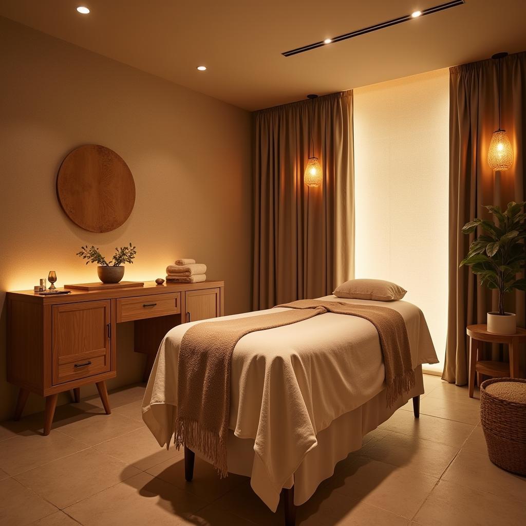 Serene spa environment in Bandra West with soft lighting, calming decor, and comfortable treatment rooms.