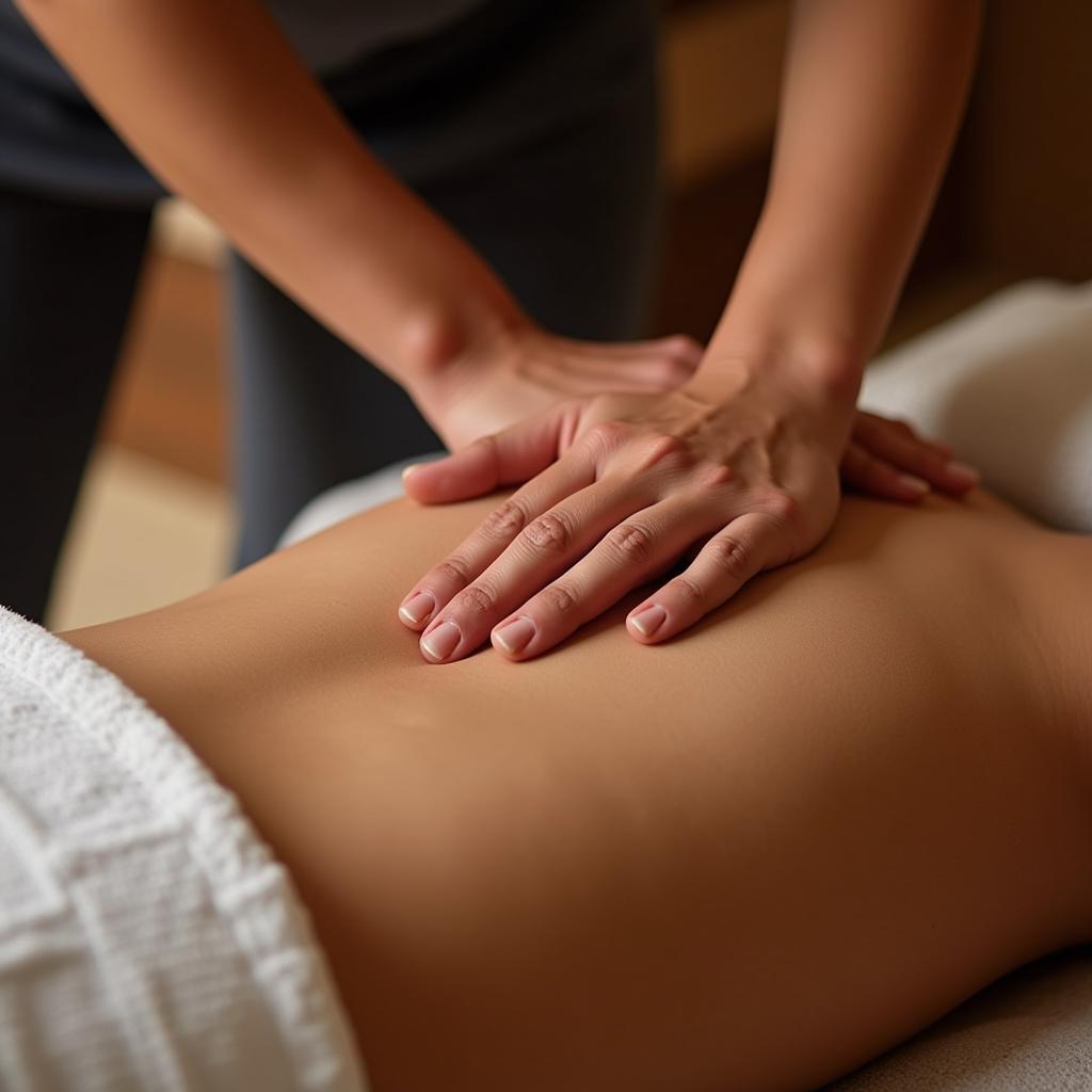 Massage Therapy at Spa in NIBM