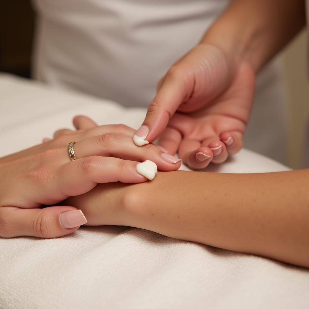 Spa Manicure Hand Massage