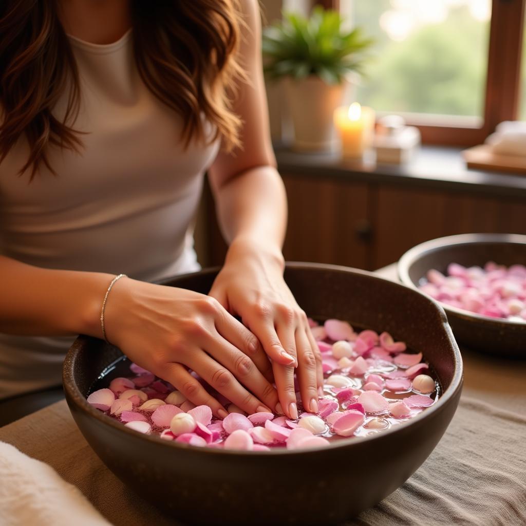 Spa Manicure Relaxation