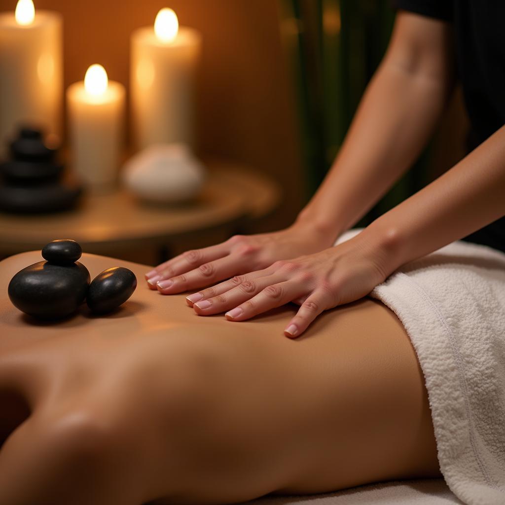 Relaxing Spa Massage Pron Treatment