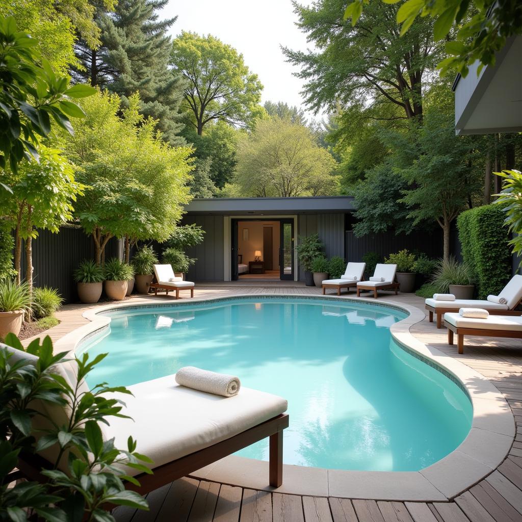 Relaxation Pool at a Spa Retreat Kent