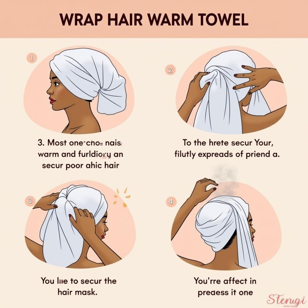 Steaming Hair with a Warm Towel