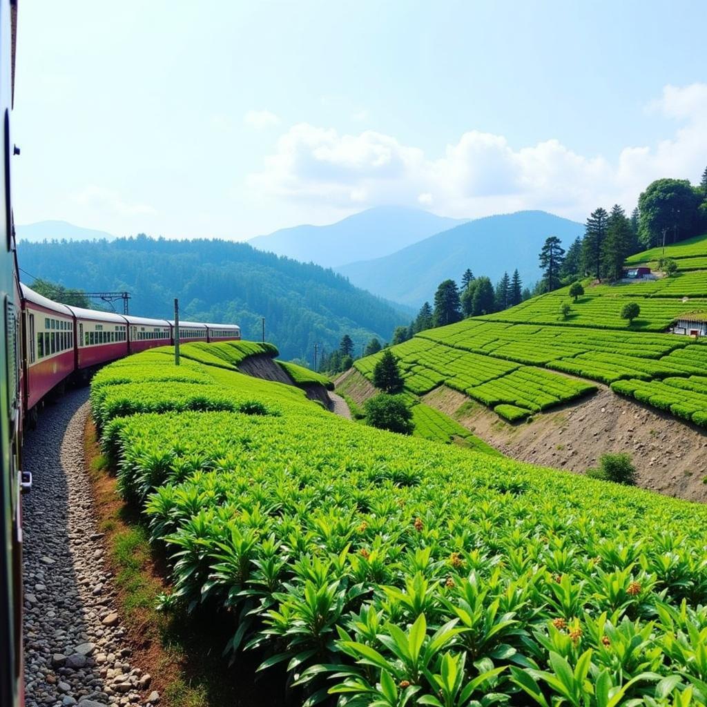 Train Journey to Tashiling Residency Gangtok