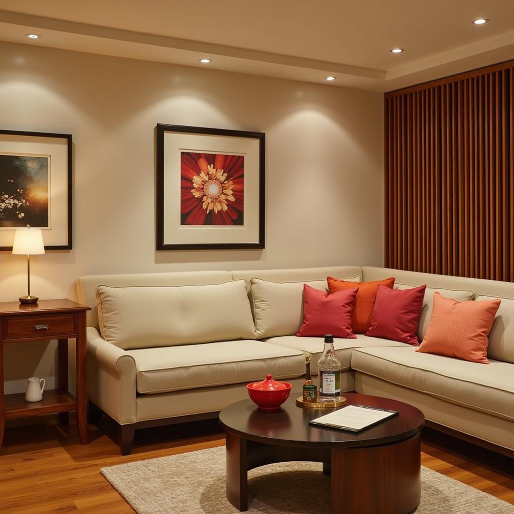 Relaxing in the Tranquil Lounge at Tattva Spa