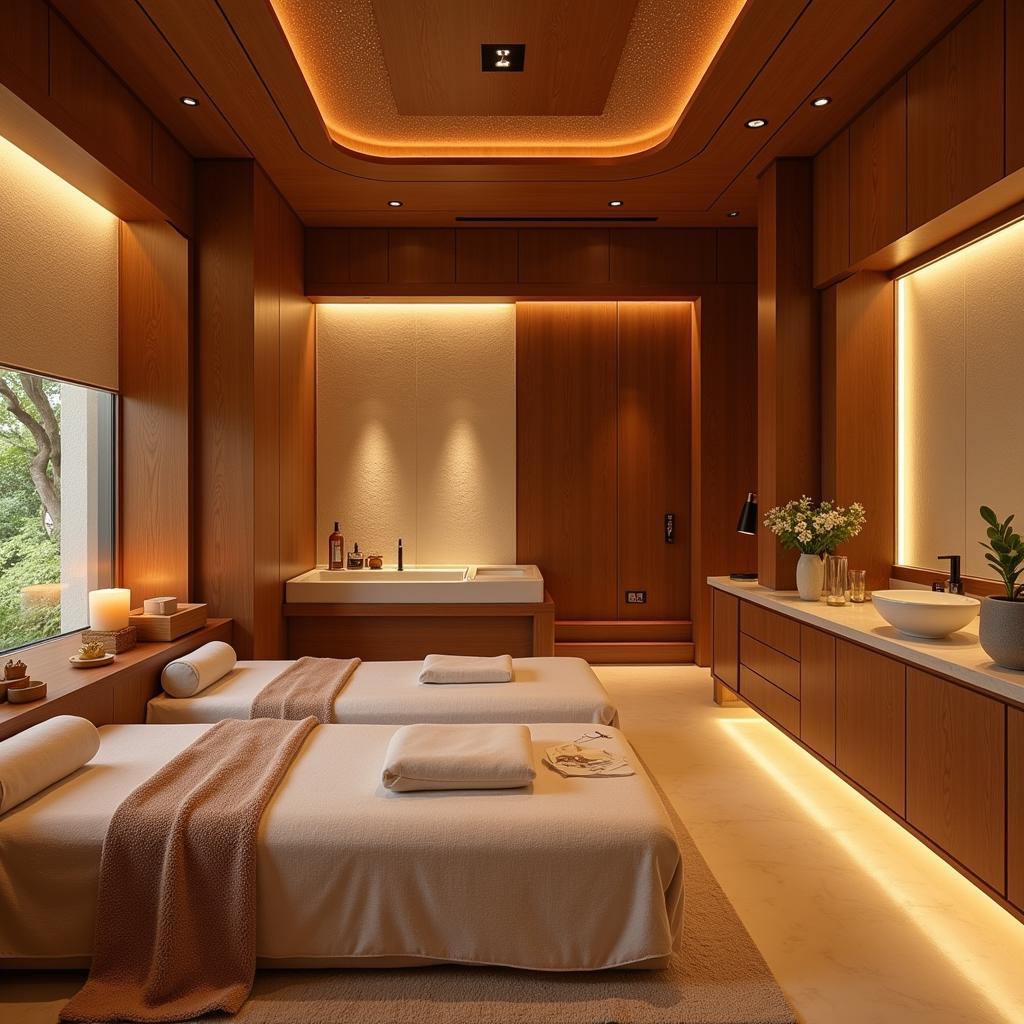 Serene Thai Spa Interior in Warje