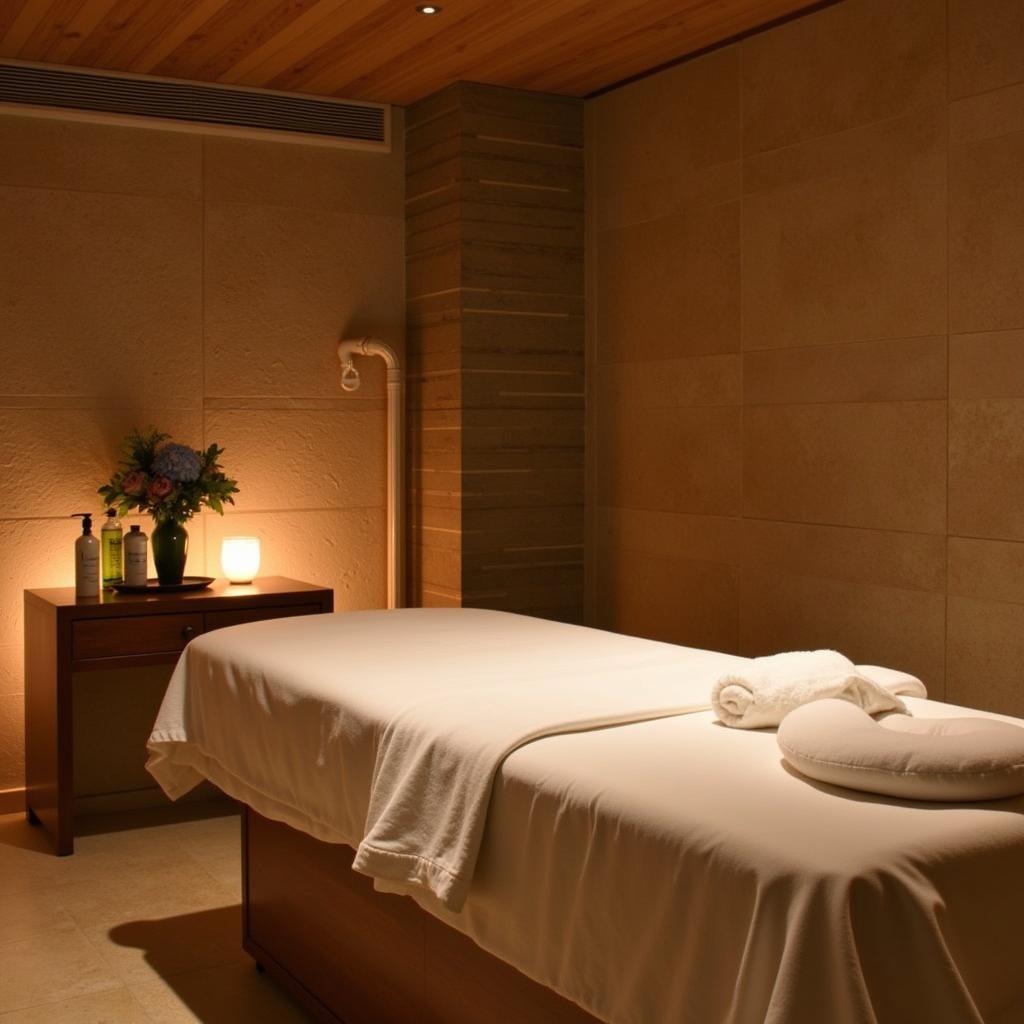 The Leela Spa Treatment Room