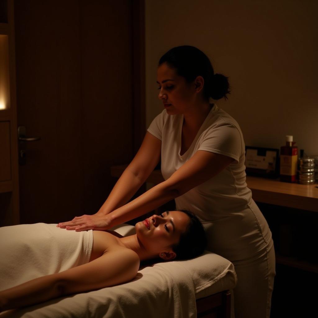 Massage Therapy at a Vizag Spa