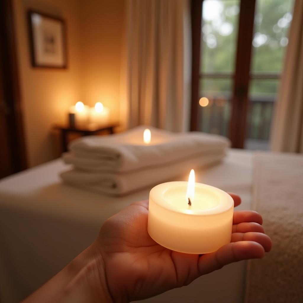 White Candle Spa Commercial: Relaxation